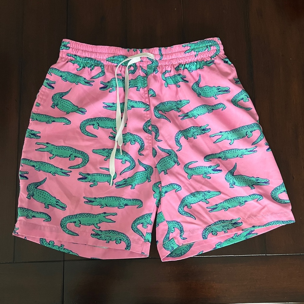 Chubbies Tropical Pink Swim Trunks